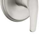 Shower Valve Trim Kit with Tub Spout Brushed Nickel Tub Shower Rough-In Mixer Valve Bathroom Trim Kit