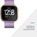 Fitbit Versa Special Edition Smart Watch, Lavender Woven, One Size (S & L Bands Included)