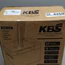 KBS Pro 710W Bread Maker, 2LB 17-in-1 Automatic Bread Machine with Healthy Ceramic Pan, Nut Dispenser, Tempered Glass Touch Panel, Stainless Steel Housing,3 Crust Colors, 15H Timer&Keep-Warm, Recipe