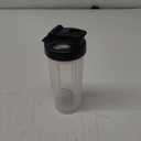 BlenderBottle Classic V2 Shaker Bottle Perfect for Protein Shakes and Pre Workout, 28-Ounce, Clear/Black