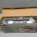 bella 2 Slice Slim Toaster, Fits-anywhere Kitchenware, 6 Setting Shade Control with Reheat & Cancel Buttons, Fits Sourdough, 10 Long Slot, Anti Jam & Auto Shutoff, 900 Watt, Seaglass