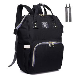 Diaper Bag Backpack, Multifunction Waterproof Travel Back Pack Maternity Baby Nappy Changing Bags Black, Black