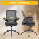 BOLISS Ergonomic Office Chair Breathable Mesh Mid-Back Computer Desk Chair, Regular Height