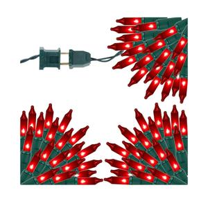 3 Sets Valentines Lights, 150 Count 33 FT Each Mini String Lights, Green Wire Fairy Light, 120V UL Certified Connectable Christmas Tree Light for Holiday Winter Patio Party Outdoor Decor, Red