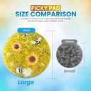2 Pack Picky Pad, Skin Picking Fidget Toys, Picking Pad, Picky Pad Fidget, Sensory Pick Pad, Picky Pads Gift for Adults with Anxiety, ADHD, Trichotillomania Fidget Toys, Dermatillomania
