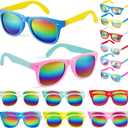 LovesTown 6 Pack Kids Sunglasses Party Favors, Neon Sunglasses with UV400 Protection Multicolor for Outdoor Activities, Goody Bags for kids Birthday, Pool Party