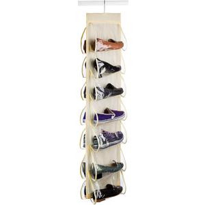 Handy Laundry Hanging Shoe Organizer - 14 Pockets - Clear Pockets Will Protect Your Shoes, Handbags, Purse & Enable You to Find Them Easily. Hang it in a Closet to Keep Your Closet Neat & Organized.
