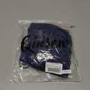 QINSEN Womens Off The Shoulder Tops Double Lined Short Sleeve T Shirts Slim Fitted Stretchy Crop Top (Blue, M)