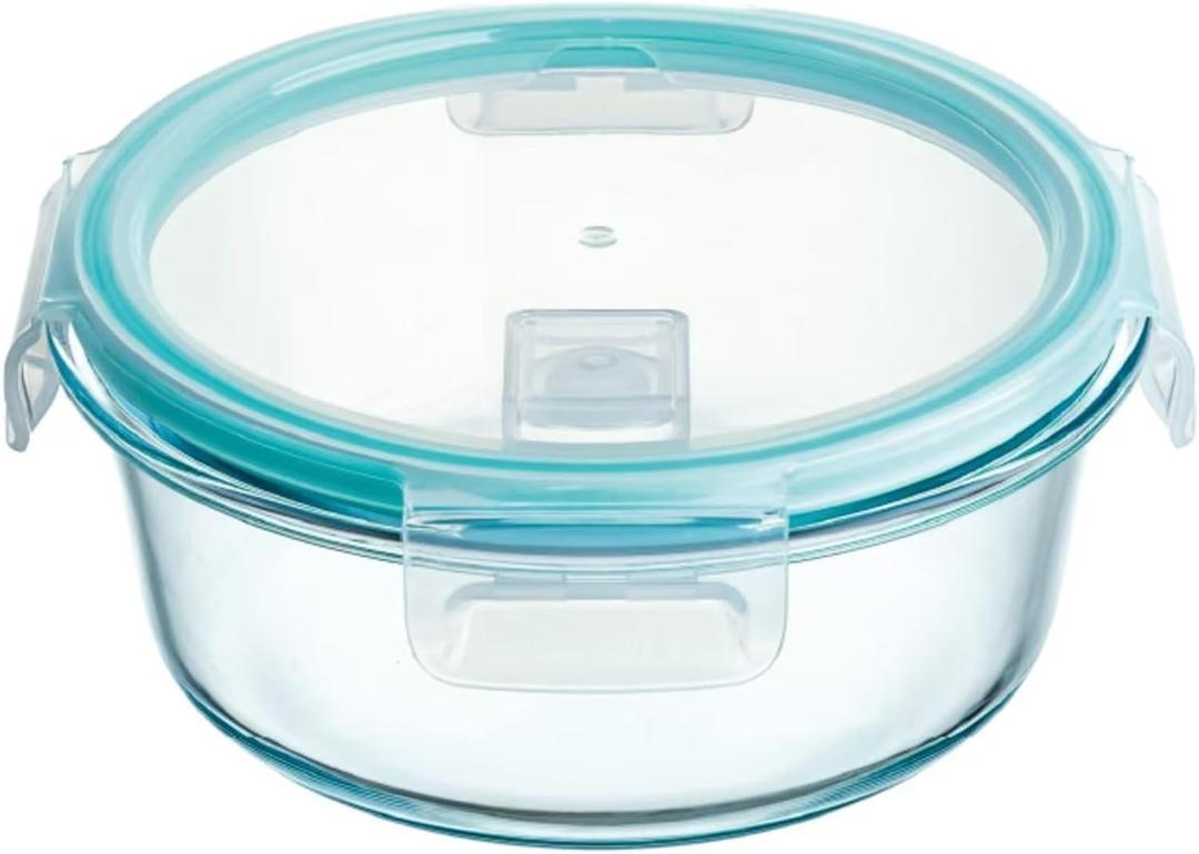 1 Cup Glass Food Container Sets with Lids | Airtight Seal for Fresh Food Storage, Ideal for Small Portions and Kitchen Organization