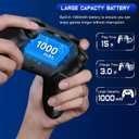 Wireless Switch Controller for Switch/Lite/OLED/Swicth 2 Controller, Switch Controller Joysticks Work with iOS/Android/PC-Switch 2 Pro TURBO Controller with Wake-up Programmable (Upgraded Vision)