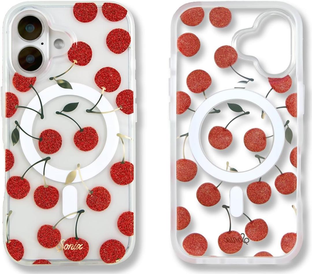 Sonix Case for iPhone 16 | Compatible with MagSafe | 10ft Drop Tested | Cherry On Top