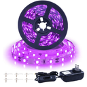 Ontesik 20ft LED Black Light Strip kit, 360 LEDs, 12V Flexible UV Black Light Installation, Family Bedroom, Party Wedding, Halloween, Dark Party, Non-Waterproof