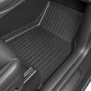 SUPER LINER Floor Mats Compatible with 2024-2025 2026 Tesla Model 3 Highland | 6-Piece Set Extra-Thick TPE All-Weather Floor & Cargo Liners | Pet & Child-Friendly Custom Fit Interior Accessories