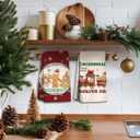 Gingerbread Kitchen Towels Set of 2, Christmas Decors for Home,Christmas Dish Towels for Kitchen Hand Towels for Bathroom,Gifts for Women,Housewarming Gifts 1624 Inches