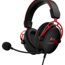 HyperX Cloud Alpha - Gaming Headset, Dual Chamber Drivers, Legendary Comfort, Aluminum Frame, Detachable Microphone, Works on PC, PS4, PS5, Xbox One/ Series X|S, Nintendo Switch and Mobile – Red