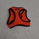 Best Pet Supplies Voyager Step-in Air Harness - All Weather Mesh, Reflective, No Pull Harness for Dogs, Cats - Secure with Hook & Loop Fastener, Buckle, Double D-Rings - Orange/Black Trim, S (Small (Chest: 14.5 - 16"))