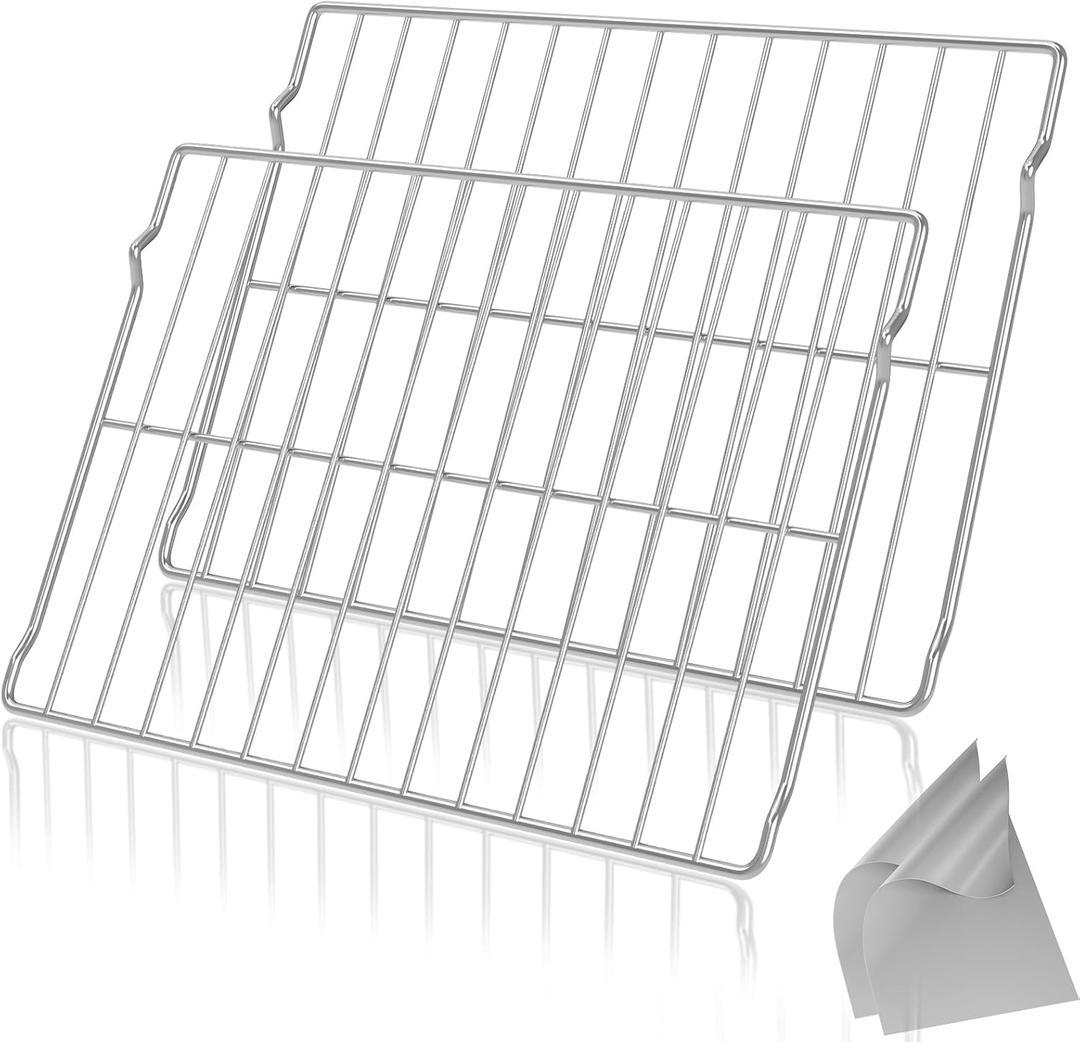 UPGRADED W10256908 Oven Rack For Whirlpool Oven Racks Replacements Range Stove Rack for Amana Kitchenaid Maytag Oven Racks Parts W11520287 W10268578 W10179196 Replacement Oven Racks 24" x 15.75"