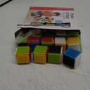 Infantino Press & Stay Sensory Blocks for Babies Age Grade 12m+, 24-Piece Set, Multicolor