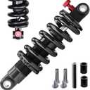 Mountain BikeRear Shock AbsorberCoil+Oil Mountain Bike, 165mm Adjustable Hydraulic Coil Spring Suspension, 350Lbs, with Bushing & Screws, Fits E-Bike & MTB-Rear Shock