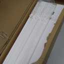 DEZ FURNISHINGS Cordless 2" Faux Wood Blind, 45" W x 60" H, White