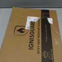 BBQ & Grill Gloves, Oven Gloves, 1472F Silicone Oven Mitts Heat Resistant Grilling Gloves Fireproof Non-Slip for Barbecue Cooking Baking Smoking, 1-Pair BlackL (Large)