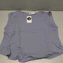 YIPINK Trendy Cap Sleeve Tops for Women 2025 Summer Outfits Clothes Loose Fit Casual Dressy T Shirts Tunic Size L