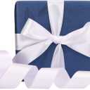 3 x 1-1/2 inch, White Ribbon for Gift Wrapping 50 Yards Perfect Wedding Party Wreath Sewing DIY Hair Accessories Decoration Floral Hair Balloons Other Projects