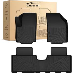 Cartist Floor Mats Fit for Chevy Chevrolet Equinox/GMC Terrain 2018-2024 (Not for EV), All Weather Car Floor Mats for Equinox Accessories, Waterproof Heavy Duty