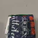 Graphic T-Shirt – Purple Base with Orange & White Graphic Print, M
