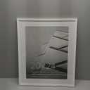 Americanflat 20x24 Picture Frame with Polished Plexiglass - Use as 16x20 Frame with Mat or Display 20x24 Photo Without Mat - Streamline Collection - Thin Border Picture Frames for Wall - White