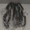 Plastic Hangers 20 Pack Ultra-Thin Space-Saving ABS 360 Swivel Hook Ideal for Closet Organization Fits Coats Shirts Dresses & More (20, Black)