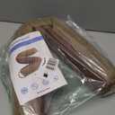 QUOLIX Triangle Under Door Draft Stopper Bottom Door Gap Filler & Seal Windproof Coating Cover Fits 30 to 36 Door Block Noise, Sound, Hot Air, Light, Bugs Easy Install Draft Blocker (36inch-Brown)