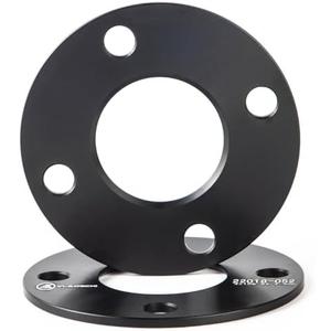VLAOSCHI Black Forged 4x100 Hubcentric Wheel Spacers 3mm with 54.1mm Center Bore Compatible with Toyota-Scion-Mazda-Kia 4 Lug - Pack of 2