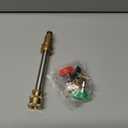 Pressure Washer Adapter with 1/4" Quick Connect and 5 Nozzles, 6" Metal Adapter Replacement Compatible with Ryobi, Dewalt, Husky, Portland, Harbor Freight, Up to 3000 PSI
