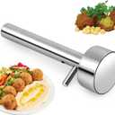 Falafel Scoop Mold Maker Tool 4 cm Shaper Stainless Steel Easy to Use and Clean Non-Sticky Meatball Press Scoops Middle Eastern Kitchen Tool