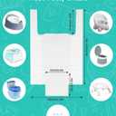 Newnice 36 [Counts] Disposable Potty Bags, Portable Travel Potty Bags with Absorbent Pads, Potty Liners Compatible with OXO Tot 2-in-1 Go Potty, Potty Training Liners Fit Most Potty Chairs