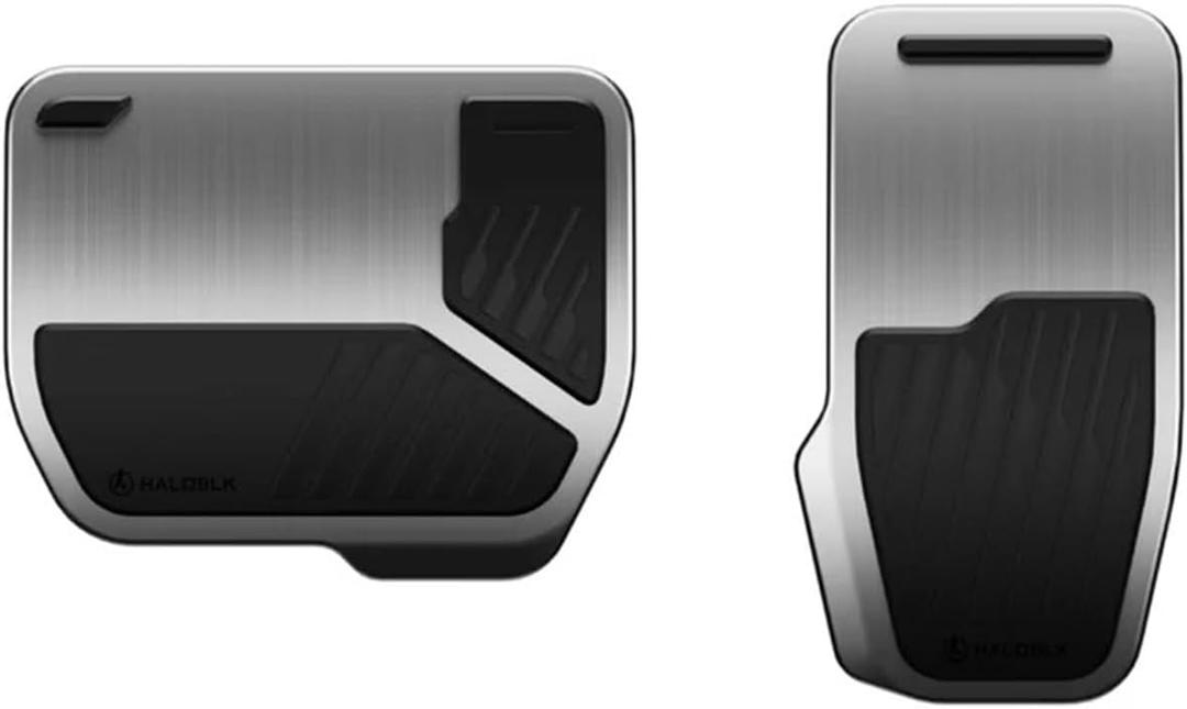 HALOBLK Performance Alloy Foot Pedals Designed for Tesla Model Y Model 3 Accessories [Do Not Compatible with 2026 Model 3] 