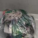 Spooktacular Creations Kids Halloween Inflatable Dinosaur Costumes, LED Eyes Riding T-rex Blow Up Costume for Halloween Party (Green)