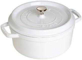 4-Qt. Round Dutch Oven Color: White