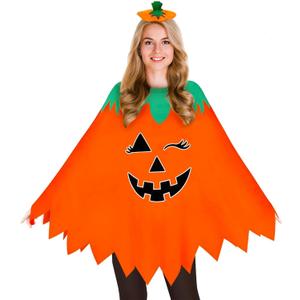 Pumpkin Costume Women With Headband,Glow in the Dark Pumpkin Costume Adult,Girls, Universal Size