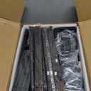 YAOHUOO 3 Tier Large Printer Stand with Power Outlet/Adjustable Storage Shelf, Rolling Cart with Wheels, Printer Table for Home Office 3D Printer/Heat Press/Laser, 22"x15" Black