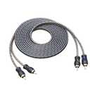 RECOIL RCI212 100% Oxygen Free Copper 12ft 2-Channel RCA Audio Cable, Twisted Pair with Noise Reduction