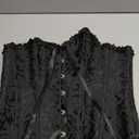 SZIVYSHI Corset Tops for Women, Bustier Shapewear Lingerie, Lace Waist Push Up Bodysuit (Small, Black)