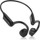 Bone Conduction Headphones Bluetooth 5.3, Open Ear Headphones with Mic, 7H Playtime Wireless Headphones, IPX5 Sweatproof Lightweight Sports Headset for Running, Cycling, Walking