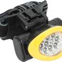 Headlamp LED 10 Light : 3 Mode : Batteries Included