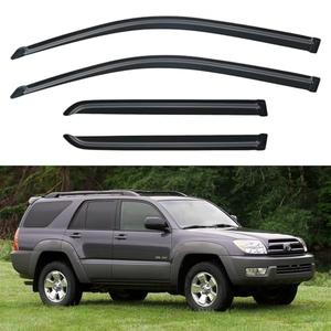 Window Visors Rain Guards Shield for 2003-2009 Toyota 4Runner, Out-Channel Window Vent Wind Deflectors Visors Shades for 03 04 05 06 07 08 09 4Runner