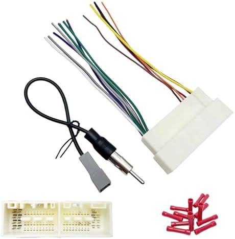 Car Radio Wiring Harness for Hyundai 2015-2020 KIA 2016-2020 with Radio Antenna Adapter Aftermarket Car Stereo Wiring Harness Connector for Elantra Tucson Sonata K2 K3 K4 Radio Stereo Harness Cable