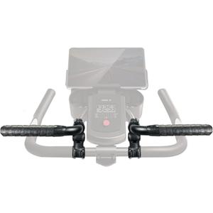 Handlebar Extenders for Peloton Bike, Universal Exercise Bike Handlebar Extension for Indoor Cycling, Treadmill, Wheelchair, Stroller - Relieve Back Pain (Bull-Horn (with Black Tapes))