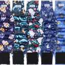 5 Pack Washable Diapers for Male Dogs, Belly Bands for Male Dogs, High Absorbing Male Dog Pee Wraps for Doggie in Incontinence or Excitable Urination and Training, L