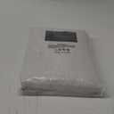 Donren White Linen Back Curtains 2 Panels 52x92